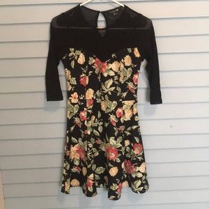 2 for 15/ F21 Fit & flare floral skater dress
